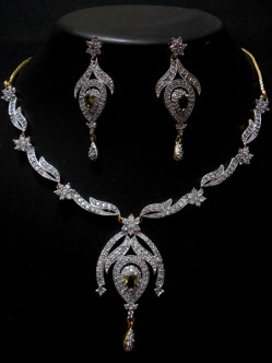 CZ Necklace Set